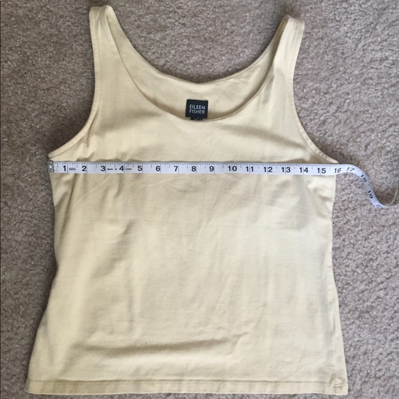 Yellow Eileen Fisher top - Picture 3 of 5